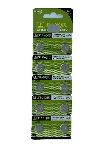 Tıanqıu Ag7 Lr927/395 Alkalin 10'lu Düğme Pil Evimdeyokyok