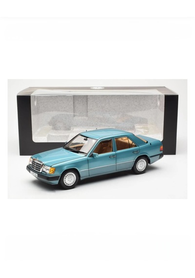 Norev 1:18 1989 Mercedes Benz E Class 230e W124 Beryl Blue Model