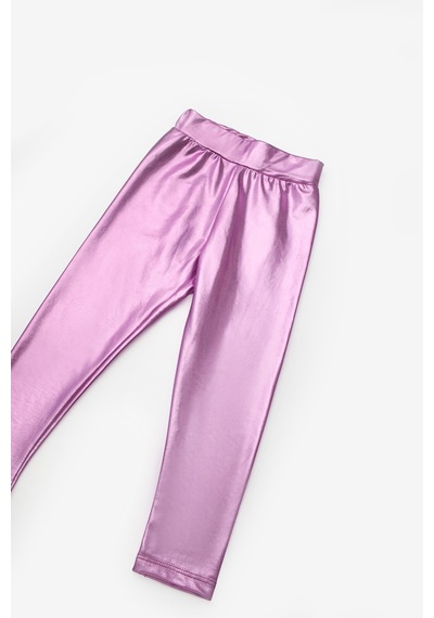 Le Mabelle Pembe Parlak Kız Çocuk Tayt - Huete Pembe