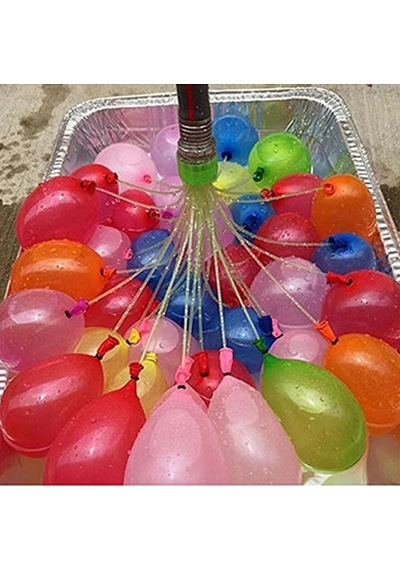 Su Balonu 111 Adet Kendiliğinden Bağlanan Su Balonu Havuz Yaz Oyuncağı Çok Renkli