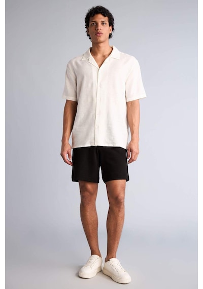 Defacto Relax Fıt Bermuda G4947ax26smbk81 Siyah-bk81
