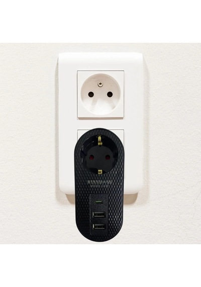 Lb 2 Usb,1 Type-c Girişli 1&amp Apos Li Çocuk Korumalı,ısıya Karşı Dayanıklı 2500watt Termal Akım Korumalı Priz Diğer