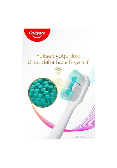 Colgate Total Foaming Clean 1+1 Yumuşak Diş Fırçası