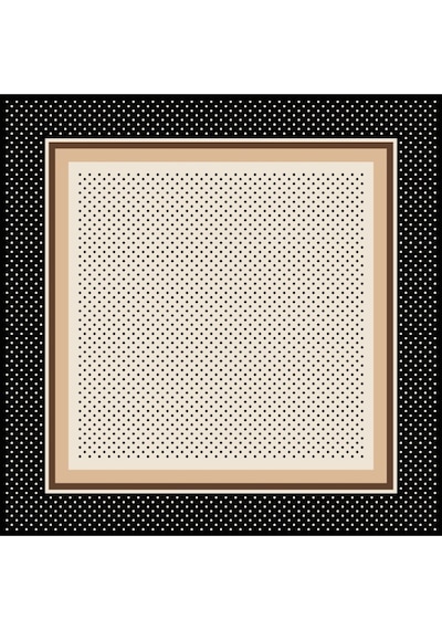 Tarzını Seç Siyah Şerit Puantiyeli Fular / Bandana / Aksesuar / Şal / Eşarp 70x70