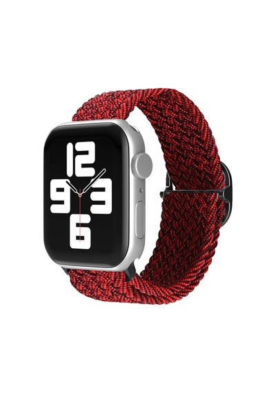 Watch 38mm Kordon - Siyah-bordo Diğer