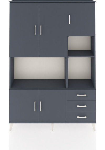 Arges Dolap 9 Raflı 3 Çekmeceli 5 Kapaklı 132x30x195 Antrasit-antrasit/antrasit Antrasıt/antrasıt Arges Dolap 9 Raflı 3 Çekmeceli 5 Kapaklı 132x30x195 Antrasit-antrasit/antrasit Antrasıt/antrasıt