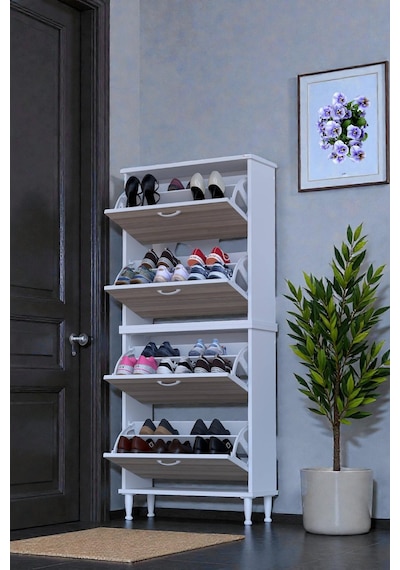 Eliusta Berry Cordoba 8 Raflı 4 Düşer Kapaklı Ayakkabılık 72 Cm Genişlik X 168x26 Cm Ayakkabılık Cordoba Eliusta Berry Cordoba 8 Raflı 4 Düşer Kapaklı Ayakkabılık 72 Cm Genişlik X 168x26 Cm Ayakkabılık Cordoba