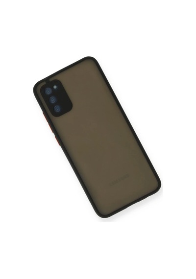 Samsung Galaxy A03s Kılıf Montreal Silikon Kapak - Siyah
