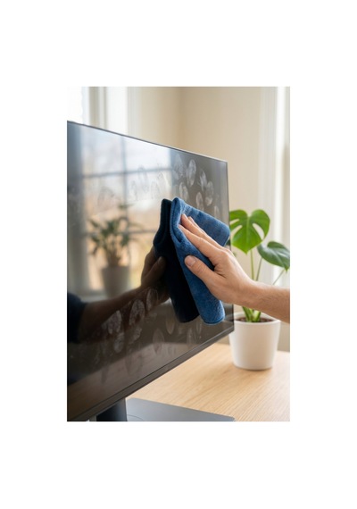 Premium Mikrofiber Hassas Yüzey Temizleme Bezi 35x35 Cm - Lcd, Tv, Bilgisayar Ve Gözlük Ekran Bezi