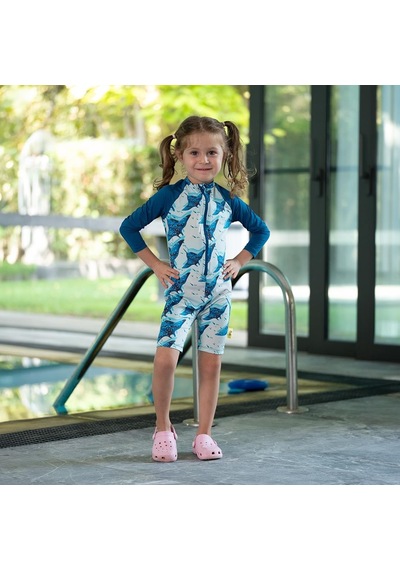 Owli Sunsafe Uv Korumalı Swimsuit Mayo Manta Ray 001