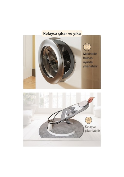 Safezone Sensörlü Elektrikli Otomatik Sallanan Ana Kucağı