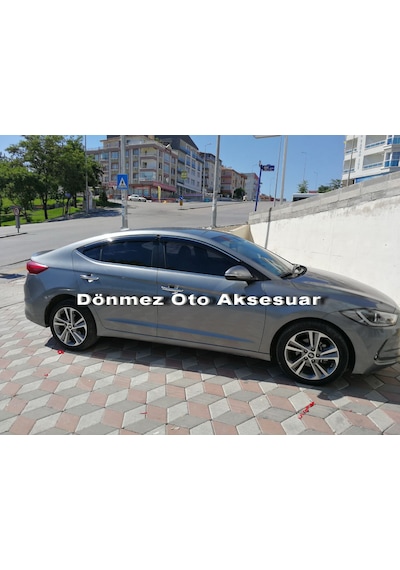 Hyundai Elantra Mügen Cam Rüzgarlığı Kromlu 2016-2020 Arası 4 Lü N11.38185