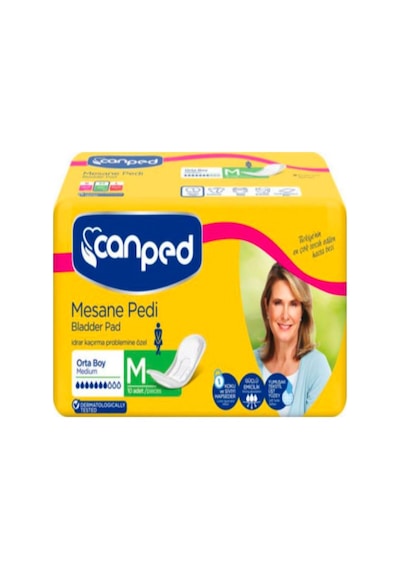 Canped Mesane Pedi Orta Boy M 10'Lu