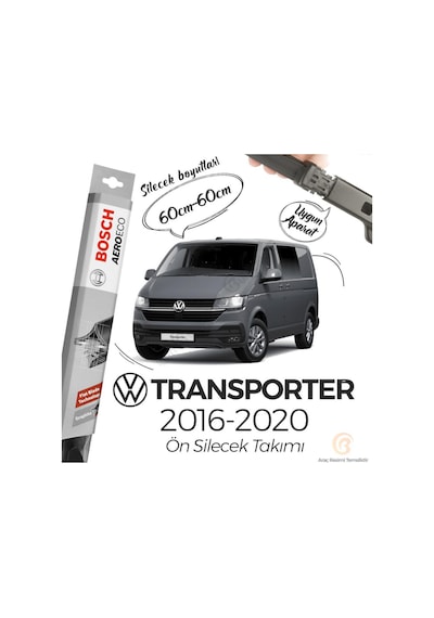 Vw Transporter T6 Muz Silecek Takımı 2015-2020 Bosch Aeroeco