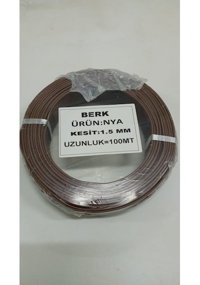 1.5 Mm Nya Kahverengi Tam Kesit Cca Kablo