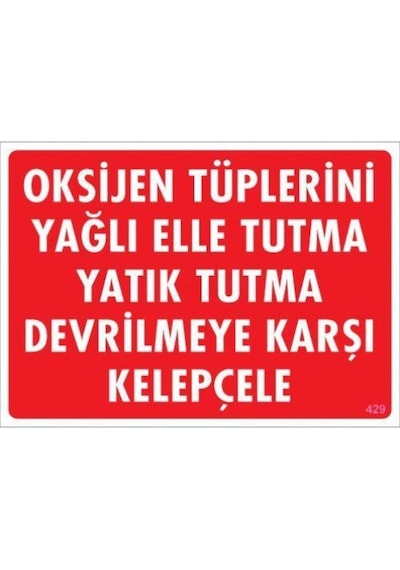 Pvc Levha Oksijen Tüplerini Yağlı Elle Tutma Yatık Tutma Devrilme