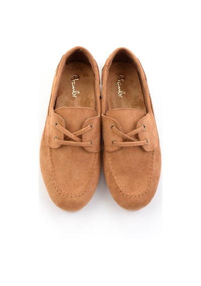 Bambi Taba Kadın Loafer Ayakkabı K01688012172 Taba