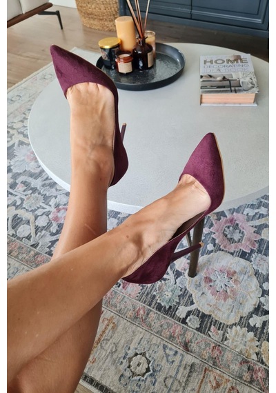 001 200 Topukla Kadın 10 Cm Topuklu Klasik Sivri Burun Stiletto 001