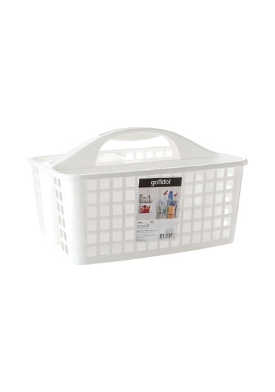 Fıre Kıng Panda Büyük Boy Caddy 3 Bölmeli Deterjanlık Organizer & 311 X185x232 Mm Beyaz