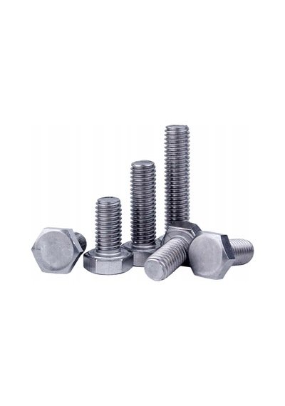 M4x12mm Cıvata Beyaz Altıköşe 5.8 Kalite Dın933 10 Adet Diğer