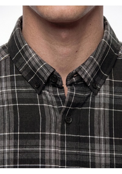 Lcw Eco Siyah Regular Fit Erkek Gömlek Ceket