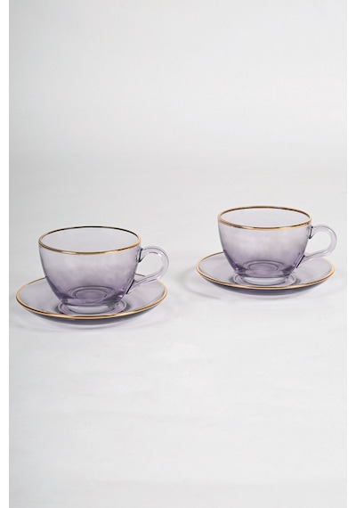 Rakle Five O'clock Çay Fincanı Seti 2'li 240 CC Mor