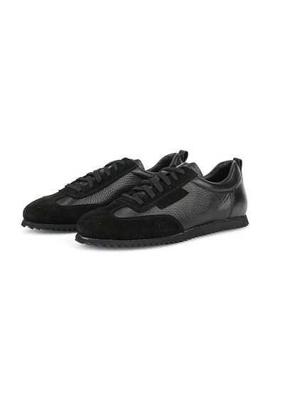 Ziya, Erkek Hakiki Deri Sneaker 1611026z441 Siyah 1611026z441 000