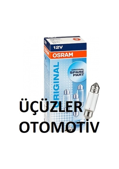 Osram 6438 Sofit Ampul 12V 10W Kısa Sofit