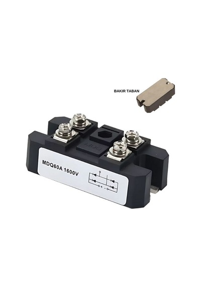 Mdq60-16 60a 1600v Tek Faz Köprü Diyot