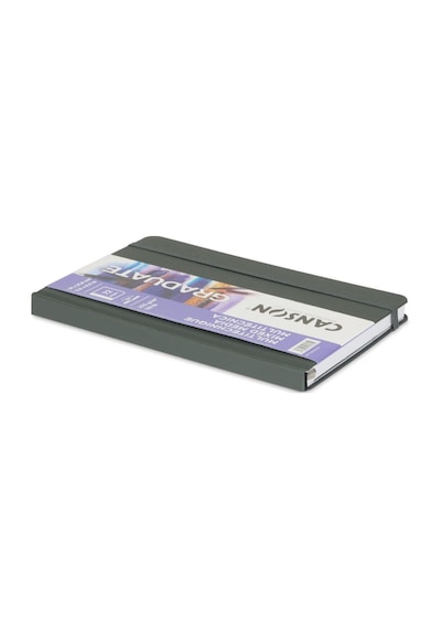 Canson Graduate Sert Kapaklı Defter Mix Media Çok Amaçlı - Dikey 200gr 21,6x14 72 Sayfa Beyaz