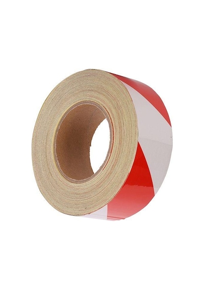 Reflektörlü Fosforlu Reflektif Ikaz Bandı ( 1 Mt ) 5Cm Kırmızı-Be