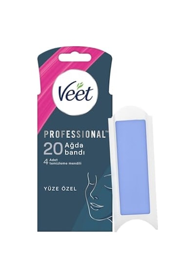 Veet Professional Yüz Ağda Bandı 20'li Hassas Ciltler 10