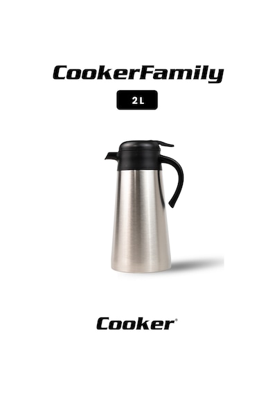 Cooker Family 2 Litre Paslanmaz Çelik Termos Ckr2112 Diğer