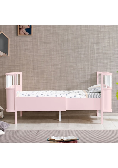 Mdf Beşik Trend Büyüyen Beşik 90x130 Trend Karyola 90x190 - Pembe