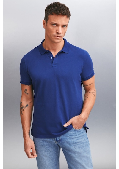 Grimelange Tarnex Erkek %100 Pamuk Kısa Kollu Regular Fit Lacivert Polo Yaka T-shirt Grimelange Tarnex Erkek %100 Pamuk Kısa Kollu Regular Fit Lacivert Polo Yaka T-shirt