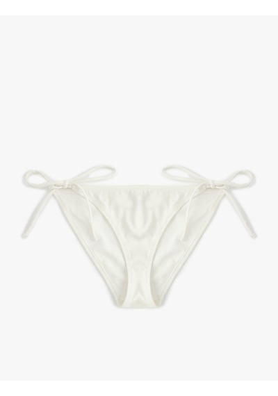 Koton Astarlı Yanları İpli Bikini Altı Ekru 5sak00043mm Ekru