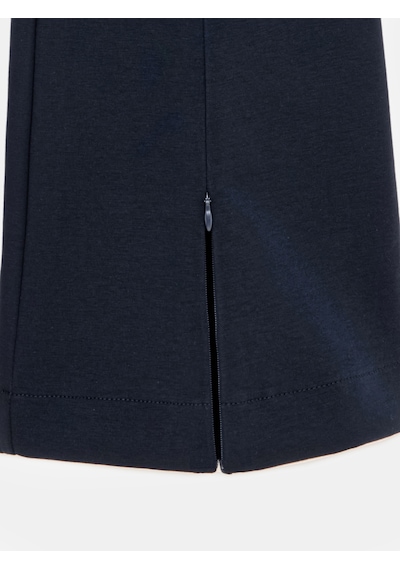 Dilvin 73037 Fermuar Detaylı Flare Pantalon-k.lacivert