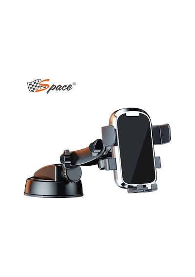 Torpido Üstü 360 Derece Dönebilen 25,5 Cm Telefon Tutacağı Krom / Syte200