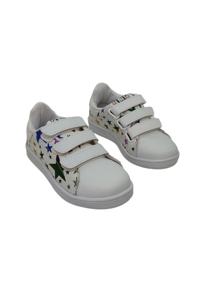 Le Petit 610 Cırtlı Numara 29 Keten Kız Çocuk Sneaker Ayakkabı Çok Renkli