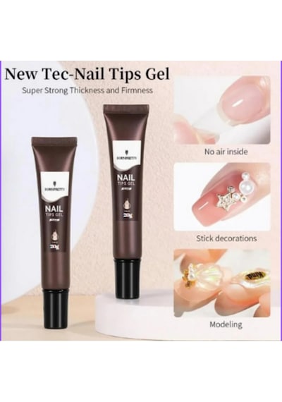 Yeni Nesil Tips Yapıştırıcısı - Akrilik-jel Tips Yapıştırıcısı 20 Gram Şeffaf
