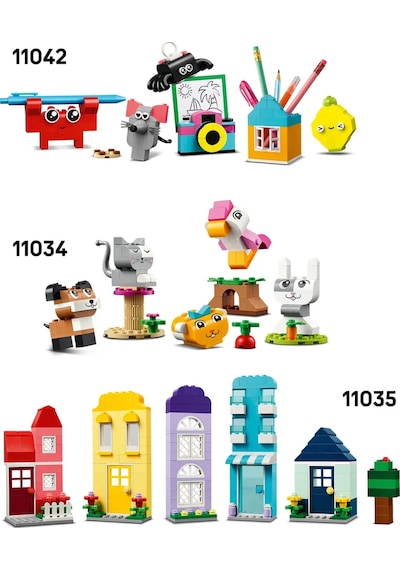 LEGO® Classic Yaratıcı Yiyecek Arkadaşlar 11039 - 4 Yaş ve Üzeri Çocuklar için Yaratıcı Oyuncak Yapım Seti (150 Parça)