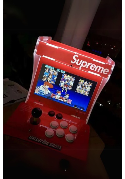 Supreme Çift Arcade Kol 10inç Çift Ekran 3000+ Oyunlu Retro Arcad