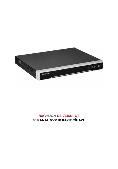 Ds-7616nı-q1 16 Kanal Nvr 8mp Kamera Destekli Kayıt Cihazı
