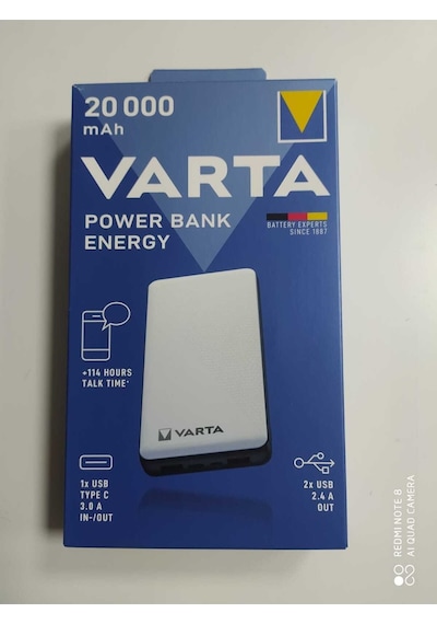 20.000 Mah Powerbank Beyaz