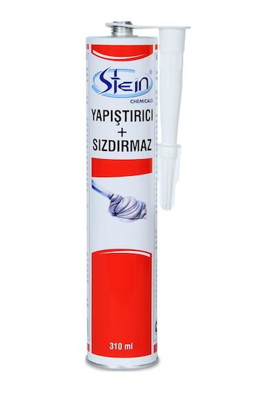 Stein Pu 50 Adhesive - Poliüretan Mastik 3 Adet 310 Ml Beyaz Beyaz