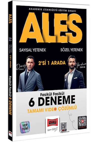 Yargı 2026 Ales Sayısal Yetenek Sözel Yetenek Fasikül Fasikül Tamamı Video Çözümlü 6 Deneme