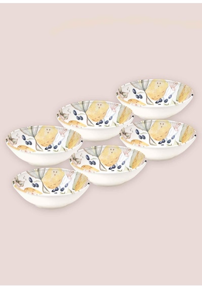 The Mia Limoncello Çorba Kasesi 6lı Set 14 Cm Renkli