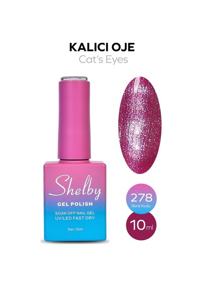 Shelby 10 Ml. A278 Kedi Gözü Kalıcı Oje