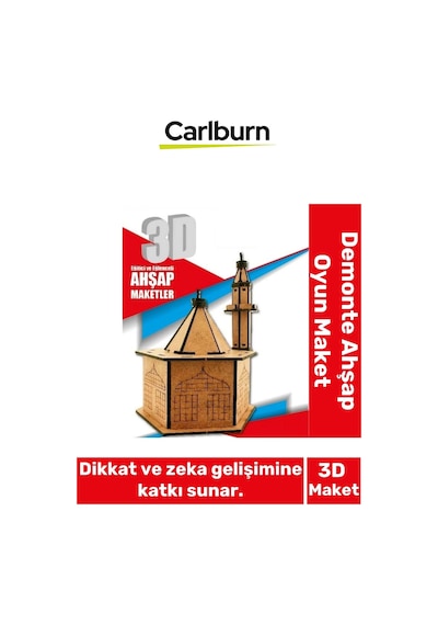 3 Boyut Eğitici Öğretici Zeka Geliştirici Boyanabilir Ebeveyn Çocuk Puzzle Demonte Ahşap