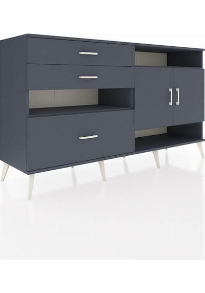 Hyperion Konsol 4 Raflı 3 Çekmeceli 2 Kapaklı 176x44x99 Antrasit- Antrasit-antrasit Hyperion Konsol 4 Raflı 3 Çekmeceli 2 Kapaklı 176x44x99 Antrasit- Antrasit-antrasit